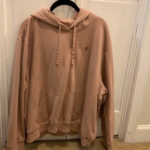 Heart Design Oversized Sweatshirt H&M